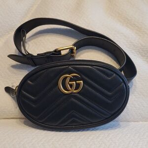 Gucci Marmont Matelasse Belt Bag